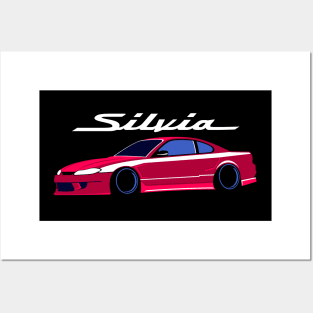 Silvia S15 JDM Drifting Cars Posters and Art